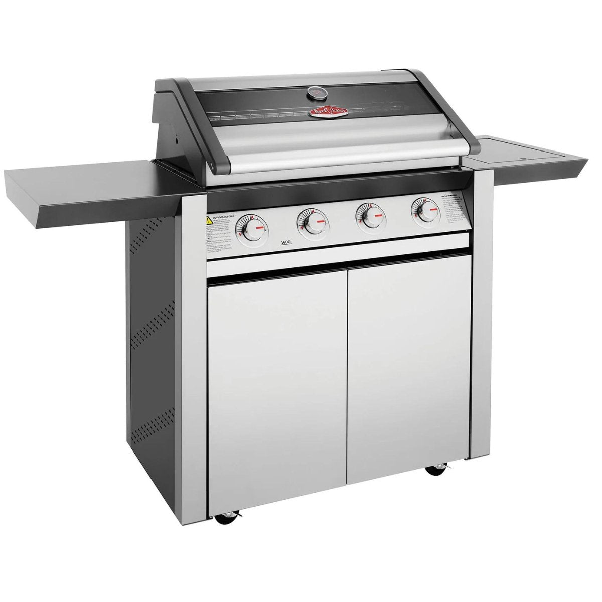 Beefeater 1600S 4 Burner Grill and Side Burner with Cart